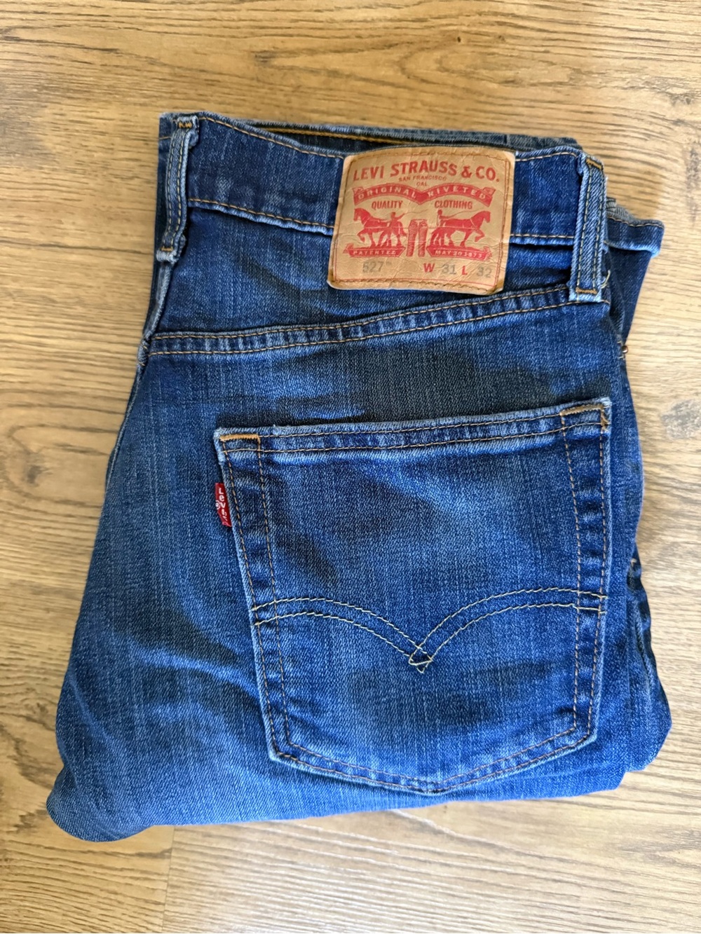Levi's Men's Dark Blue Straight Jeans